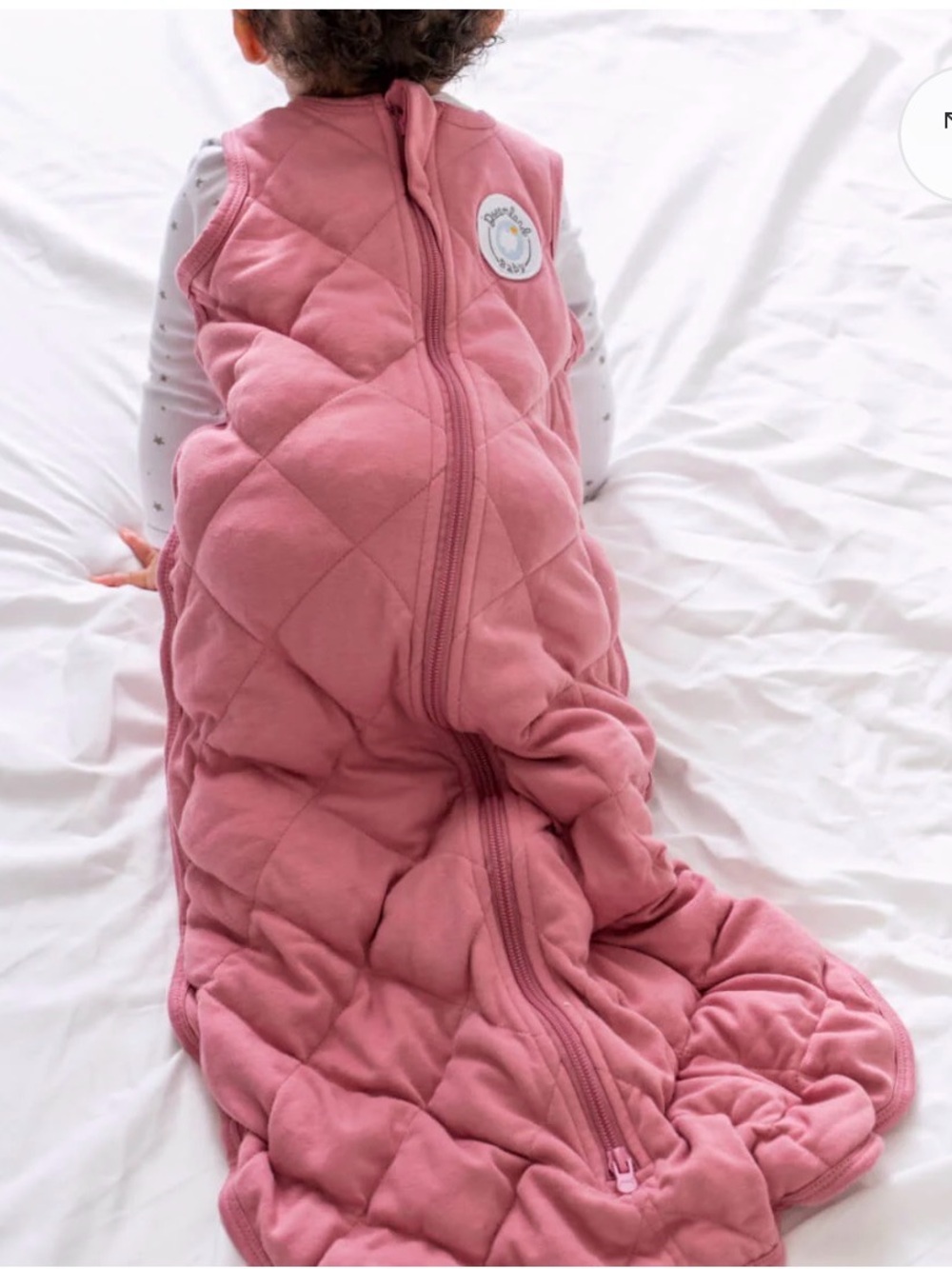 DREAMLAND  Weighted Sleep Sack size M 6-12 months  - Dusty Rose